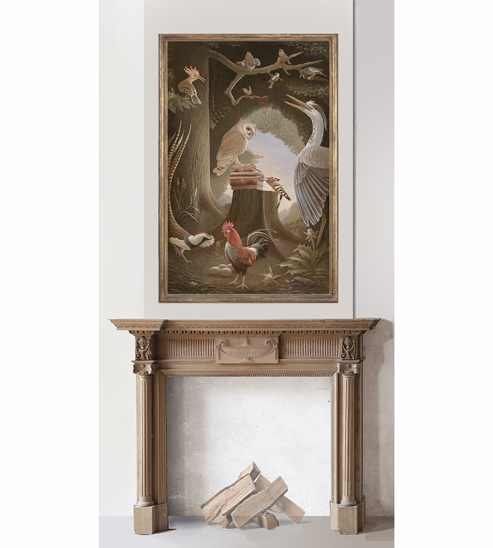 \"A Conversation Piece\" - 2023<p>
situation sketch
<p>.