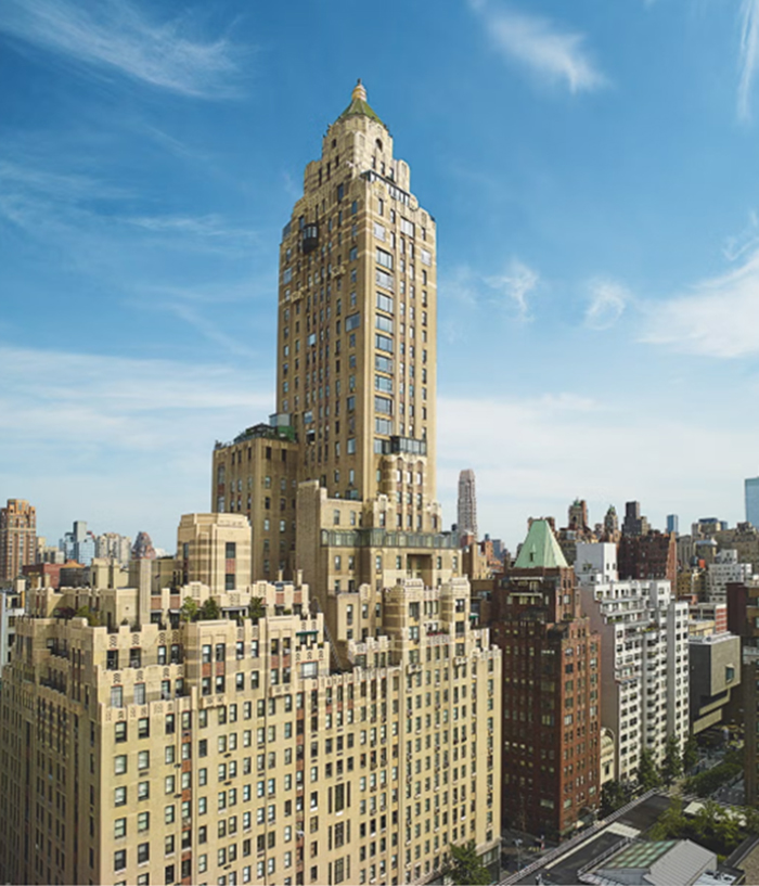Madison Ave and 76 st <p>
The Carlyle Hotel NYC<p>.