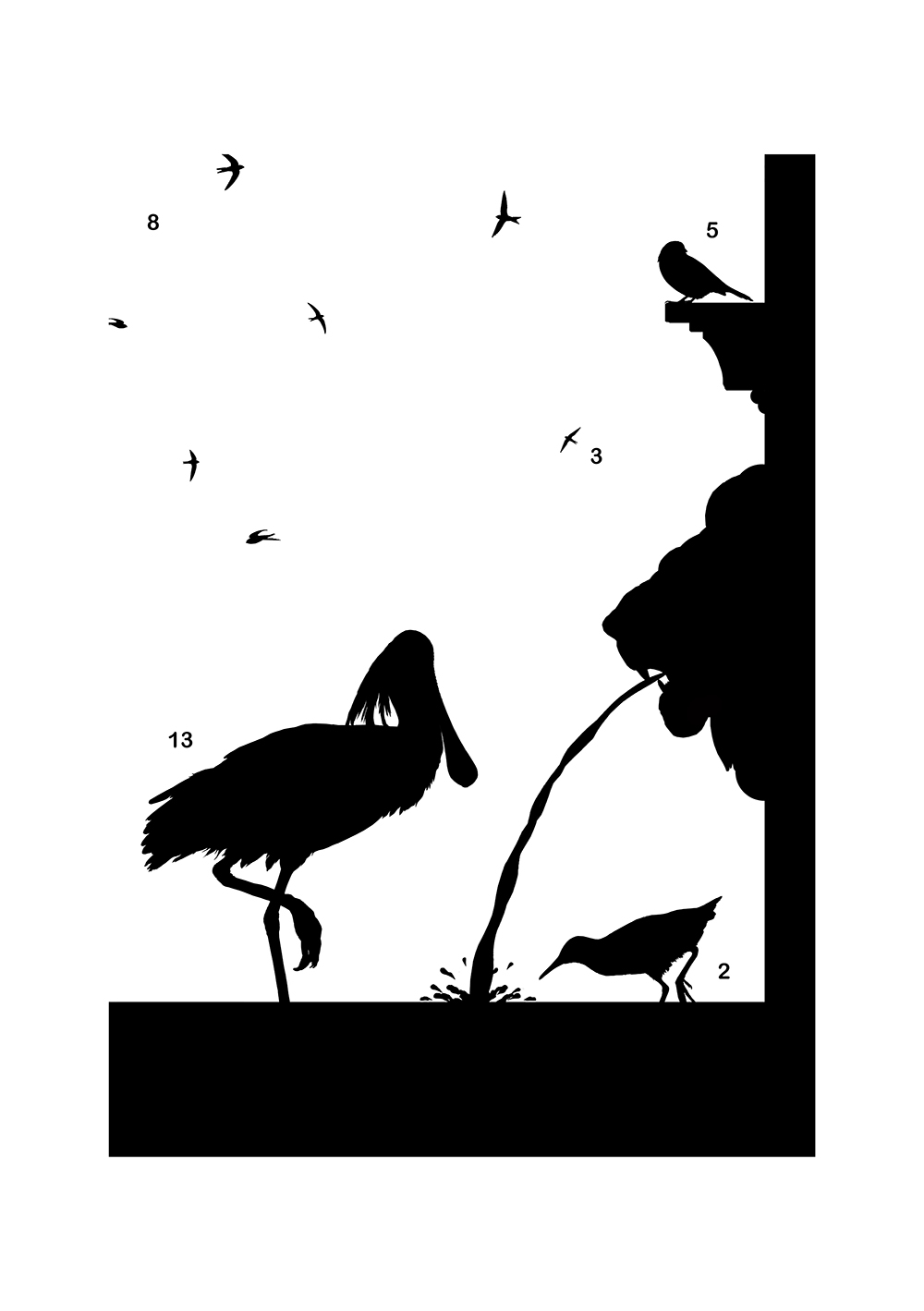 \"Doppio\"<p>
<h6>- Spoonbill - Platalea - <p>2026</h6><p>..